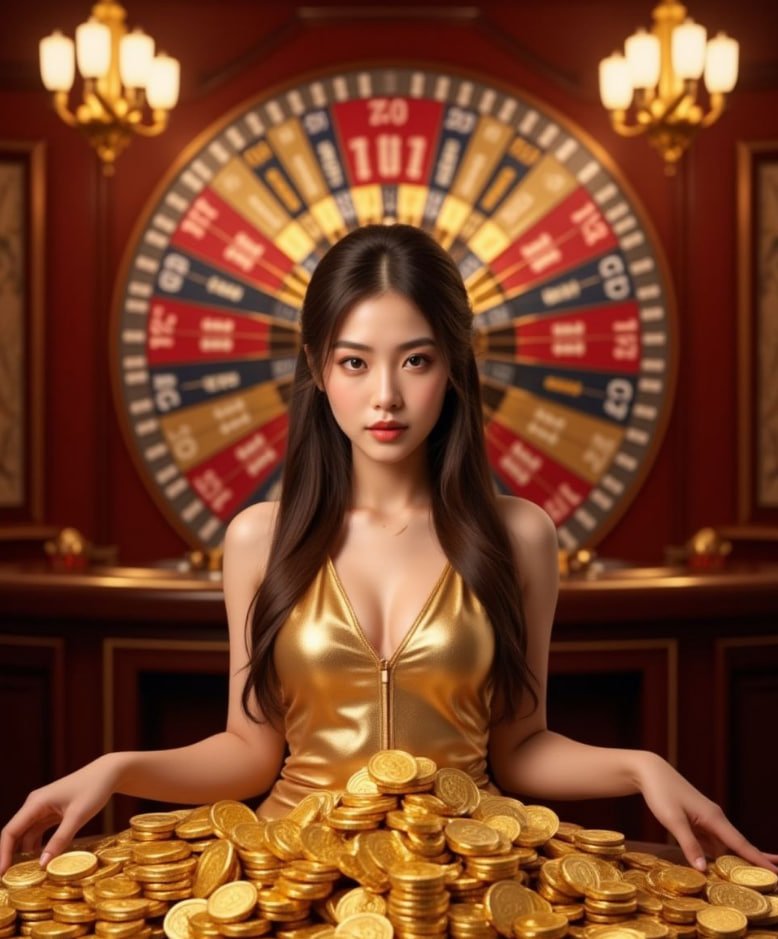 Gambar permainan slot online dengan tema beragam